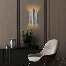 Opviq Reis - 13342 Lámpara de pared cromada